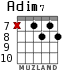 Adim7 for guitar