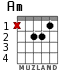 Am for guitar