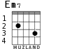 Em7 for guitar