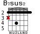 B7sus2 for guitar